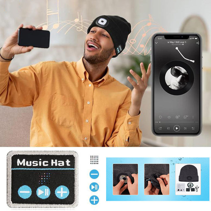 Lisslune | LED Light Bluetooth Warm Hat