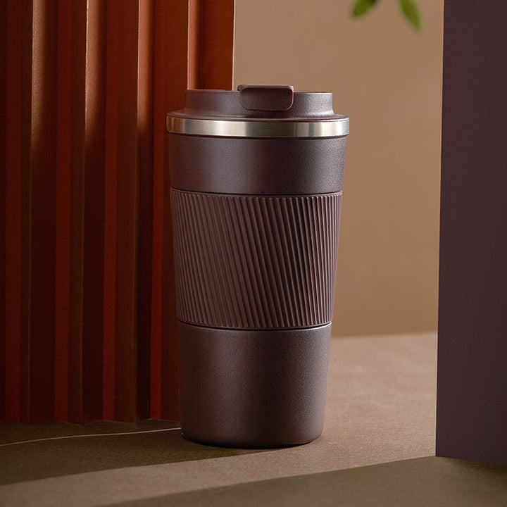 Lisslune | Stainless Steel Insulation Mug, with Spout Lid, Leak-proof Design and Large Mouth for Easy Cleaning