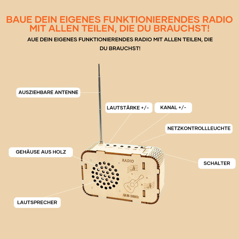 Lisslune | Kids Craft Radio Model