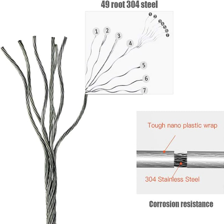 Lisslune | Retractable clothesline for indoors/outdoors