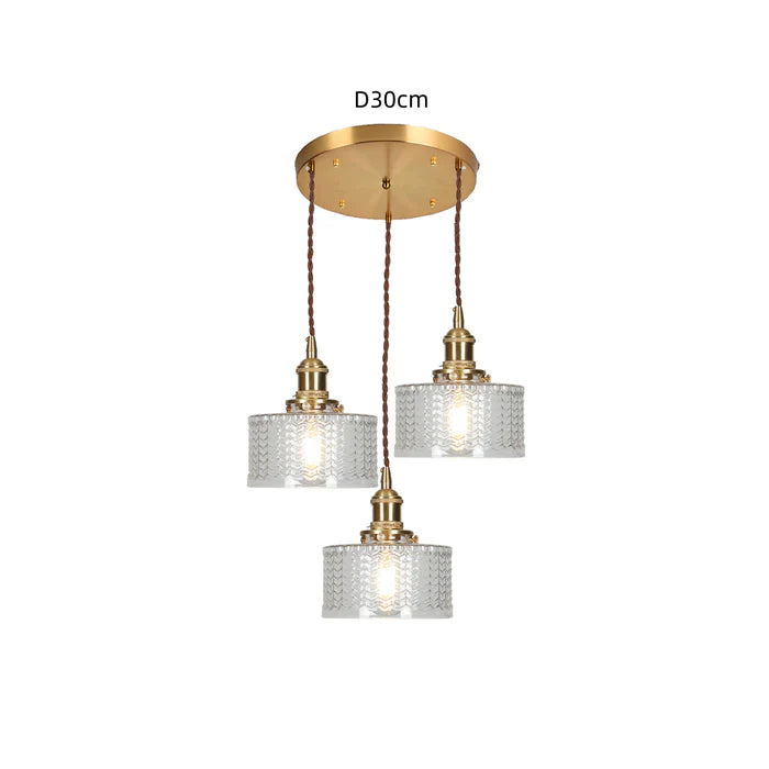 Lisslune | Vintage Crystal Pendant Light - Celeste