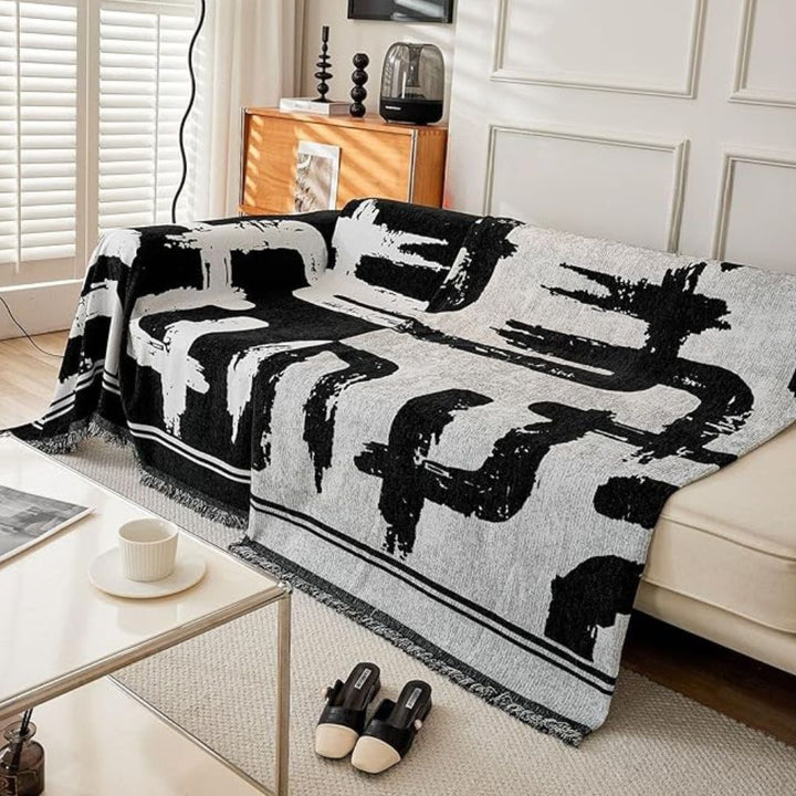 Lisslune | Brushstroke Art Sofa Cover