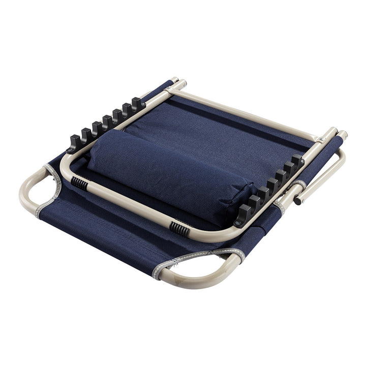 Lisslune | LumbarLux Adjustable Backrest – Customisable Comfortable Lumbar Support with Head Cushion