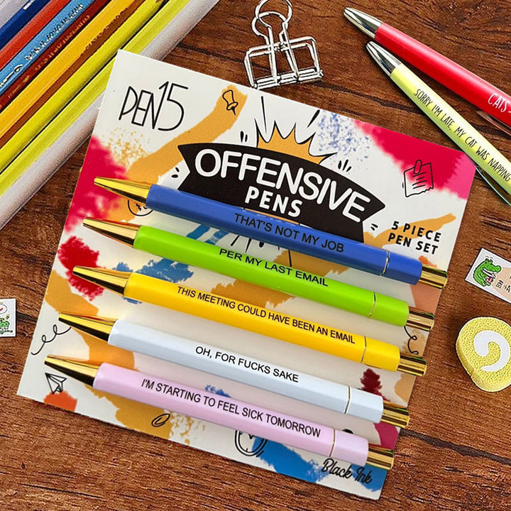 Lisslune | Funny Pens for Pet Owners (5 pieces)