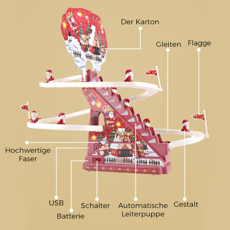Lisslune | Santa Claus electric and slide-gliding toy