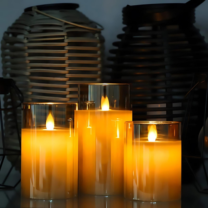 Lisslune | Electric Candles | 3 adjustable LED lights