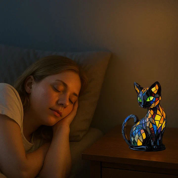 Lisslune | Lumikat Handmade Glowing Cat Lamp – Ambient Lighting and Gift