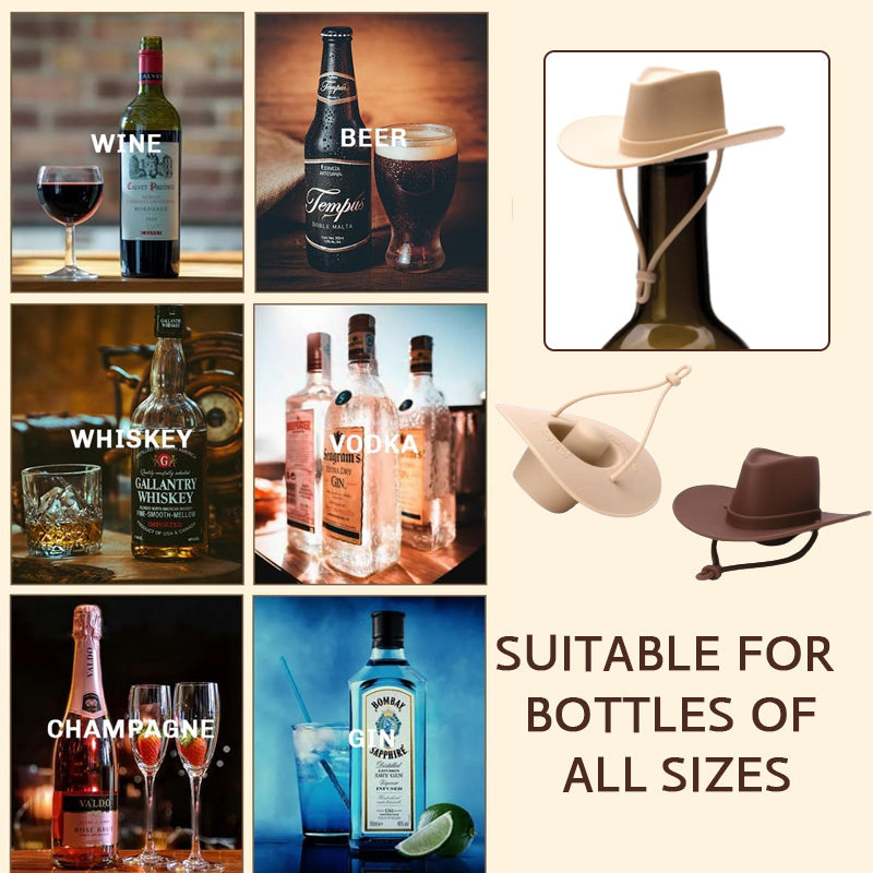 Lisslune | Wine bottle stopper in cowboy hat design – Tight, stylish & original