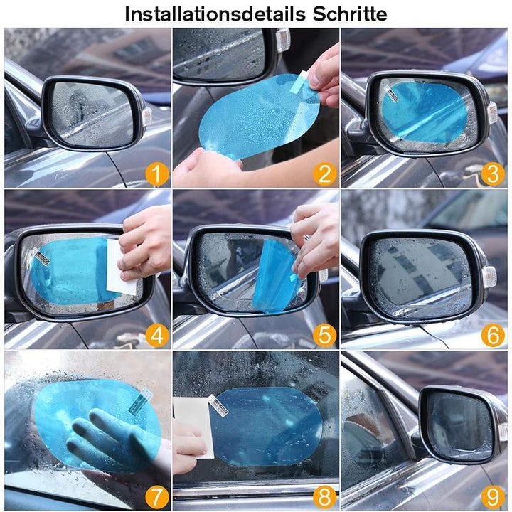 Lisslune | Anti-Rain Car Rearview Mirror Sticker