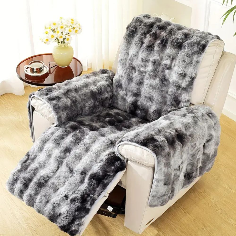 Lisslune | Velvet Plush Recliner Sofa Cover
