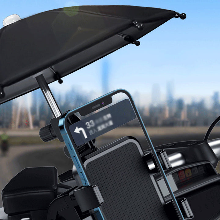 Lisslune | Motorcycle Phone Holder with Umbrella