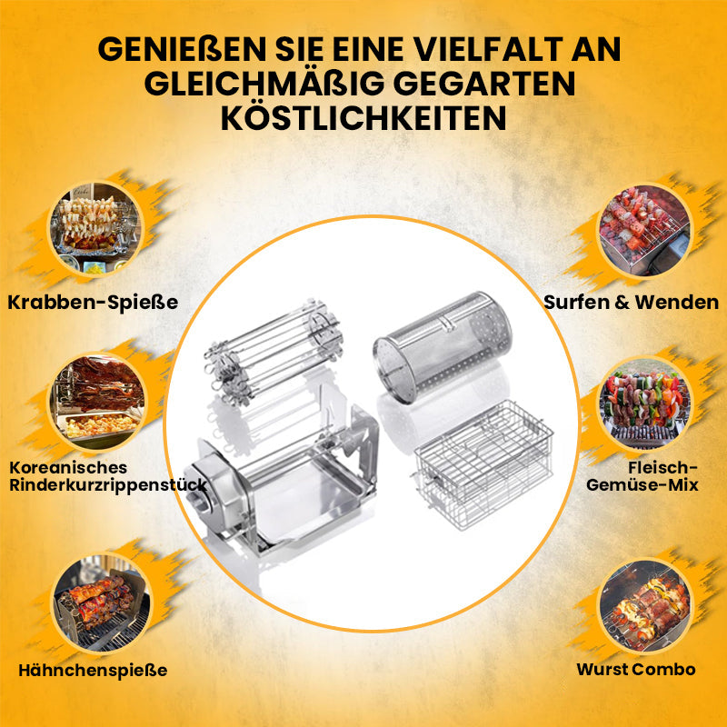 Lisslune | Automatic Rotisserie Grill made of Stainless Steel