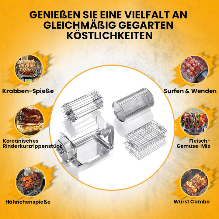 Lisslune | Automatic Rotisserie Grill made of Stainless Steel