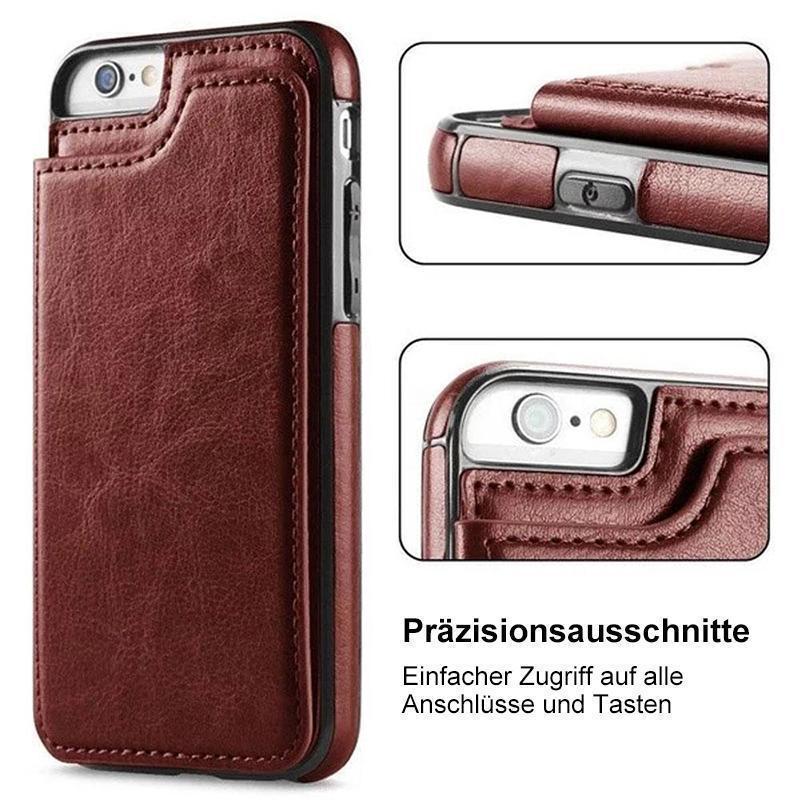Lisslune | Leather wallet/ phone case for iPhone, with card slots