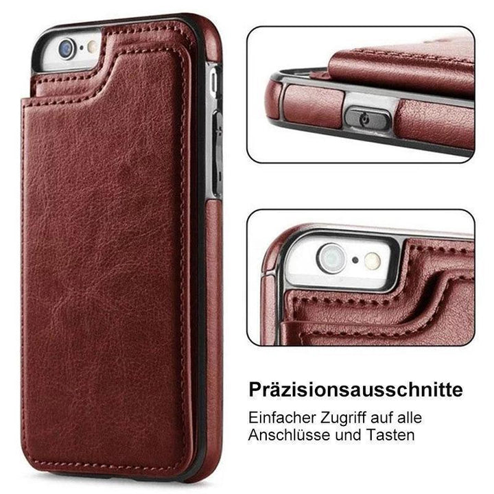 Lisslune | Leather wallet/ phone case for iPhone, with card slots