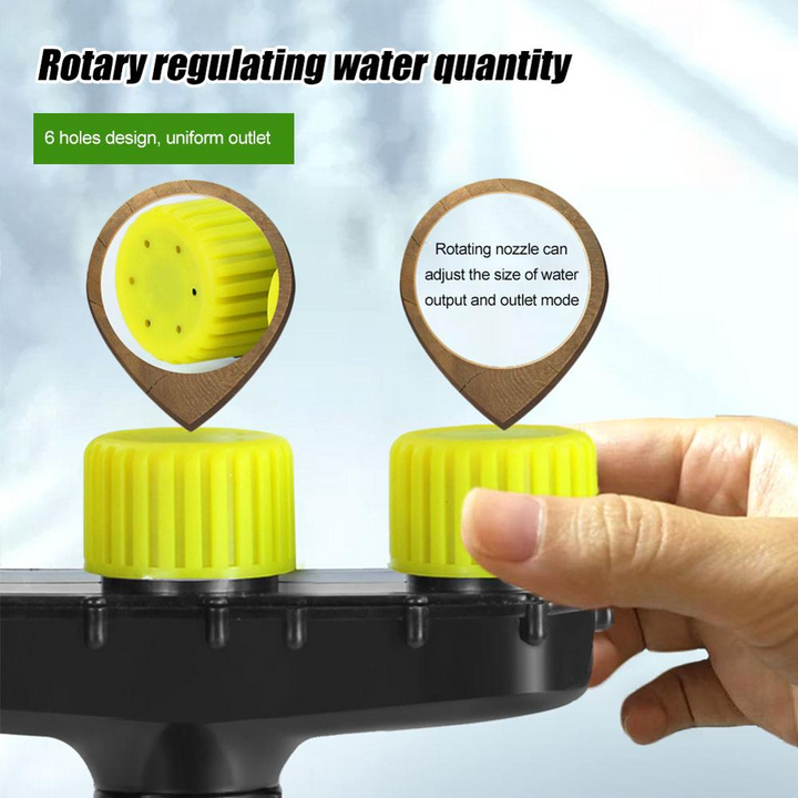 Lisslune | Multifunctional garden spray nozzle with 3 and 5 hole settings - for watering and garden care