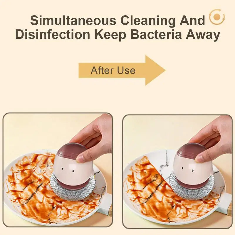 Lisslune | Automatic Liquid Dispenser Dishwashing Brush