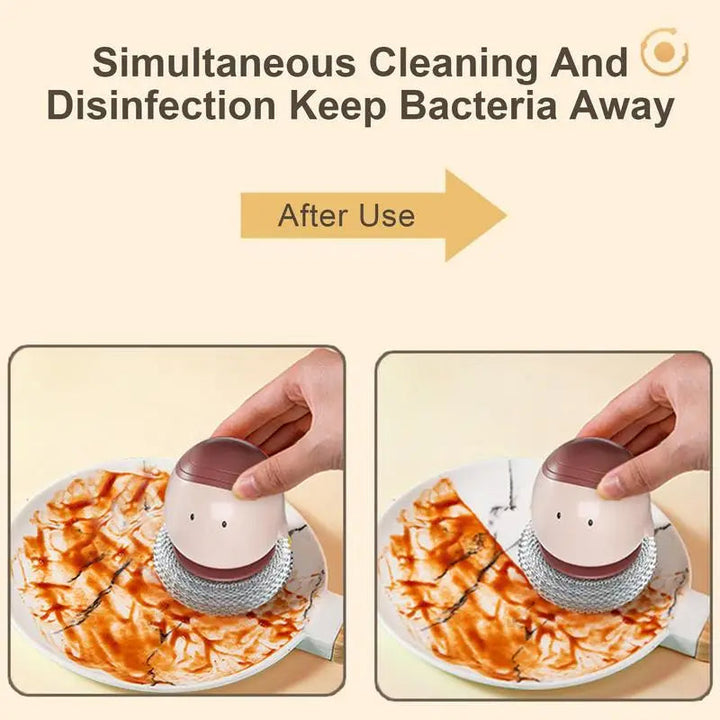 Lisslune | Automatic Liquid Dispenser Dishwashing Brush