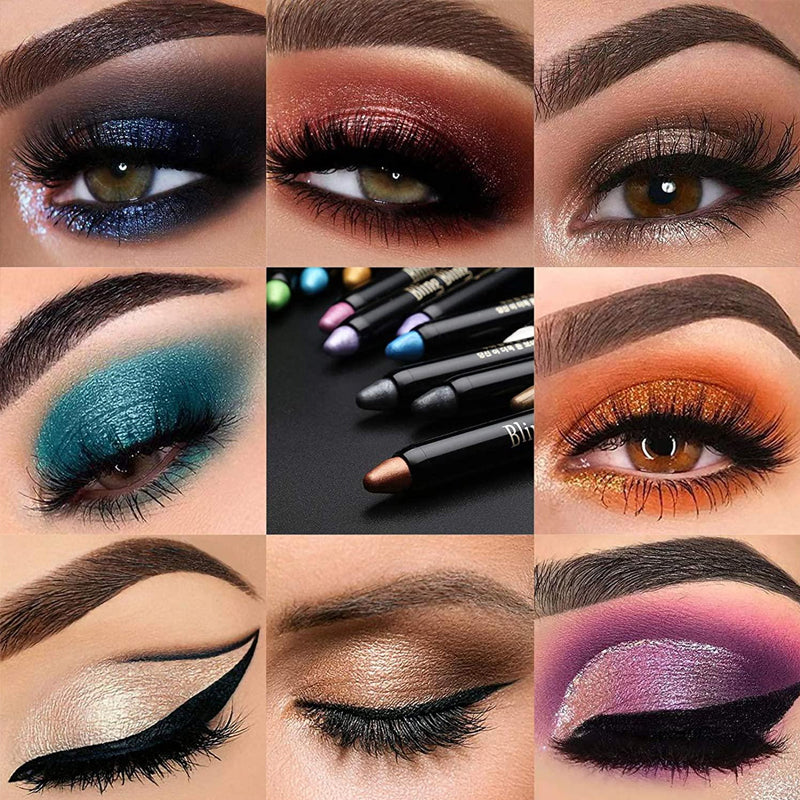 Lisslune | Waterproof Glitter Eyeshadow Eyeliner Pencil