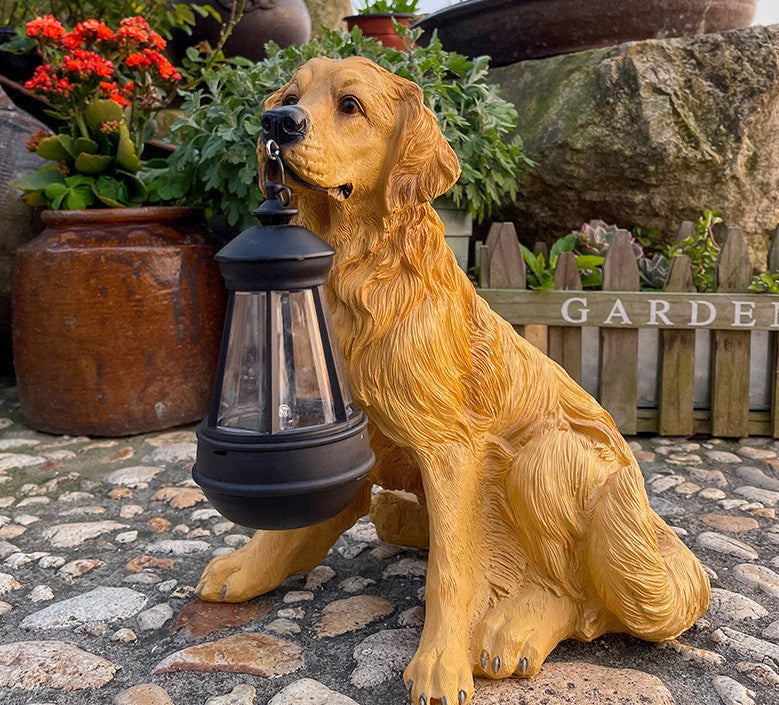 Lisslune | Solar-LED Dog Figure for the Garden