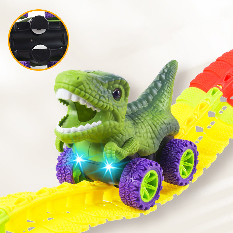 Lisslune | Roller Coaster Dinosaur Track Car
