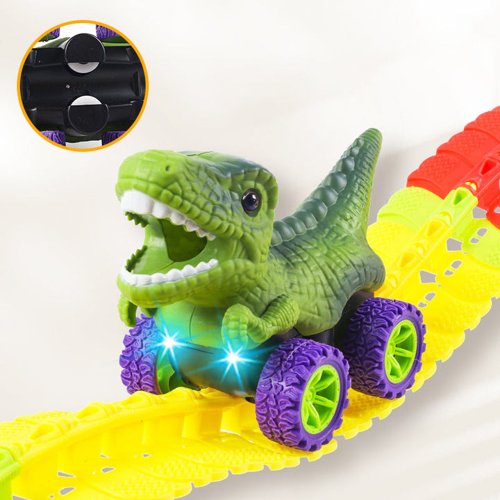 Lisslune | Roller Coaster Dinosaur Track Car