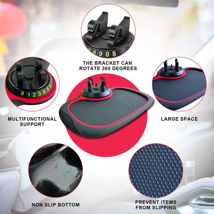 Lisslune | Multifunctional Car Anti-Slip Mat Car Phone Holder