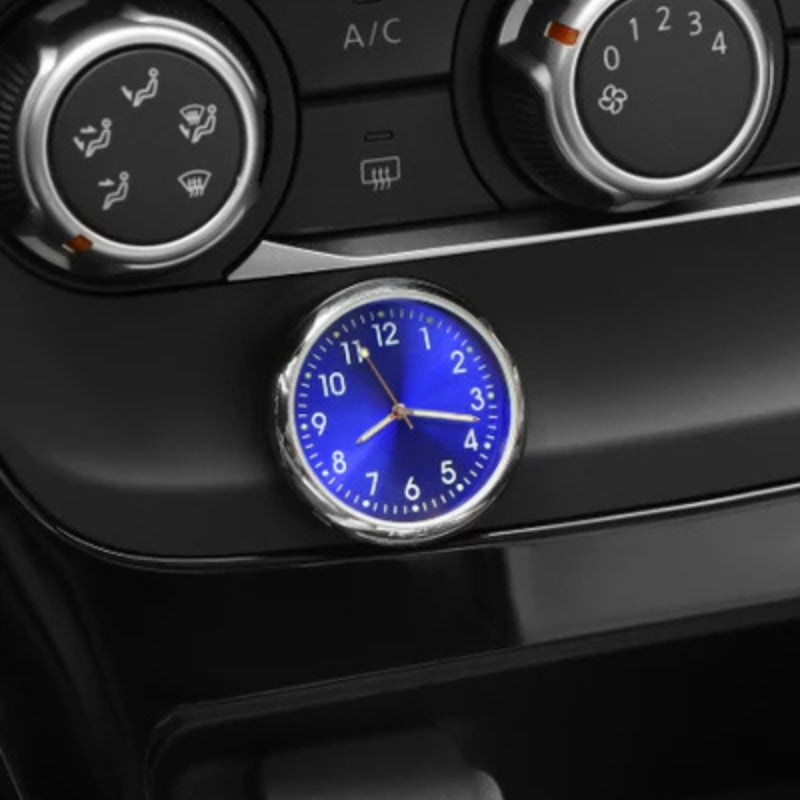 Lisslune | AutoTime Mini Analog Watch – Self-adhesive and Stylish Design for Car Interior
