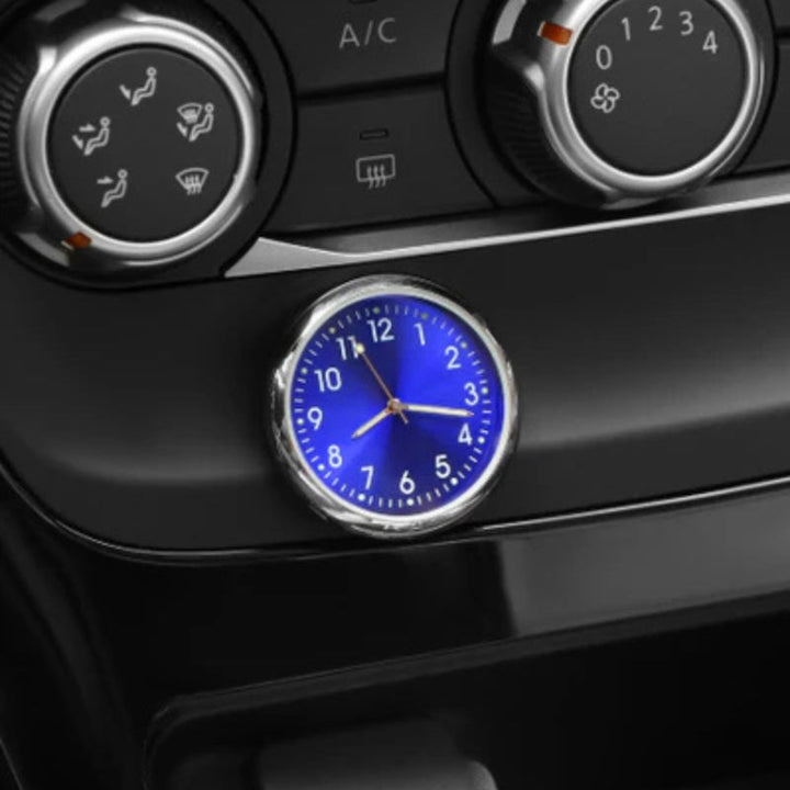 Lisslune | AutoTime Mini Analog Watch – Self-adhesive and Stylish Design for Car Interior