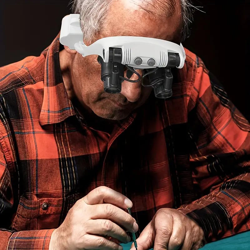 Lisslune | Magnifying glasses with LED lamps for double eyes