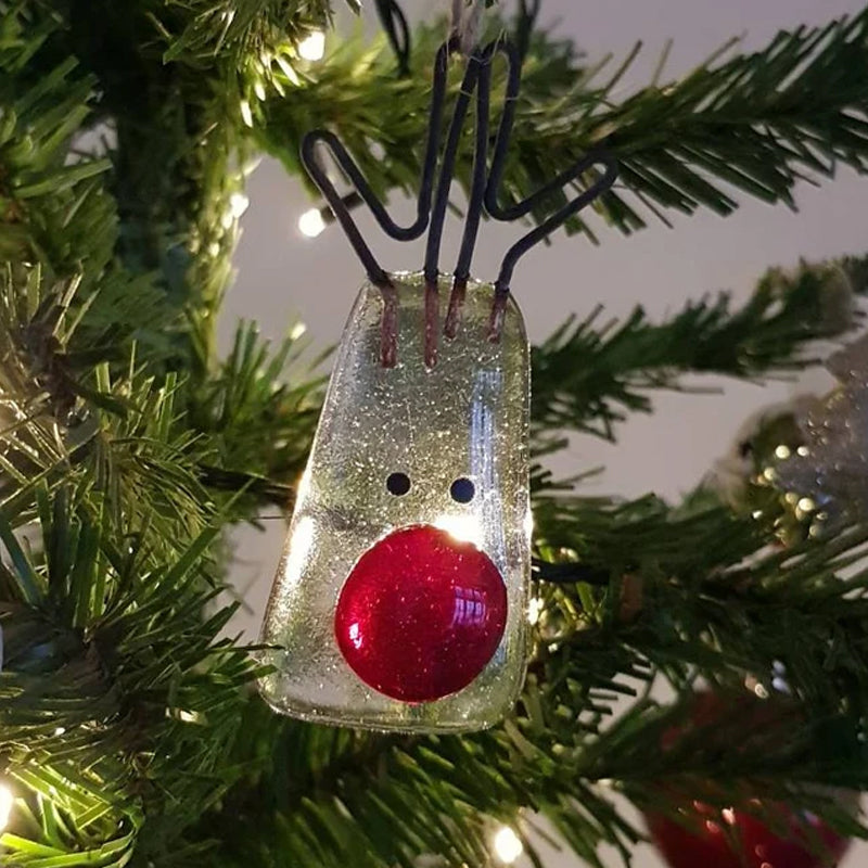 Lisslune | Fused Glass Christmas Tree Decoration
