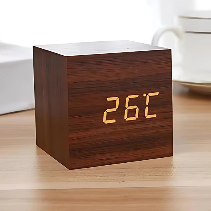Lisslune | Modern Cube LED Alarm Clock