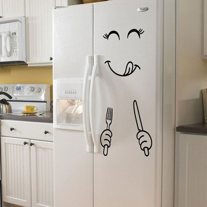 Lisslune | Cute Happy Fridge Decal