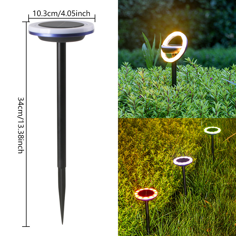 Lisslune | Solar Garden Lights with Color Change – LED Ground Spots for Outdoors and Garden