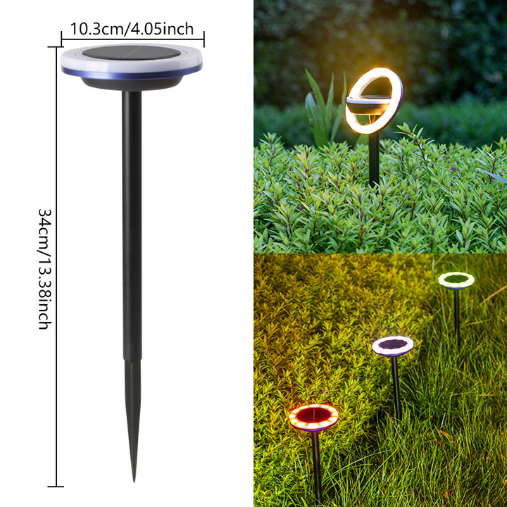 Lisslune | Solar Garden Lights with Color Change – LED Ground Spots for Outdoors and Garden