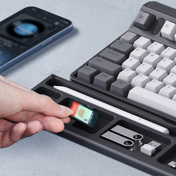Lisslune | Keyboard wrist rest with desk divider box