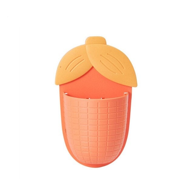 Lisslune | Leaf Shaped Punch Free Wall Storage Rack
