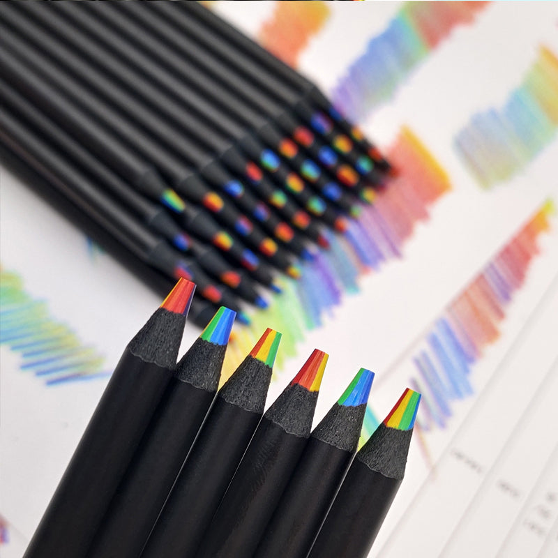Lisslune | Fun Rainbow Gradient Colored Pencil