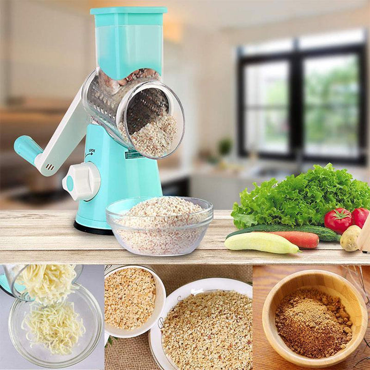 Lisslune | Multifunctional Chopper manual rotating grater vegetable fruit cutter kitchen devices