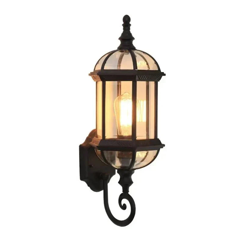 Lisslune | TimberGlow - Vintage Outdoor Wall Lamp