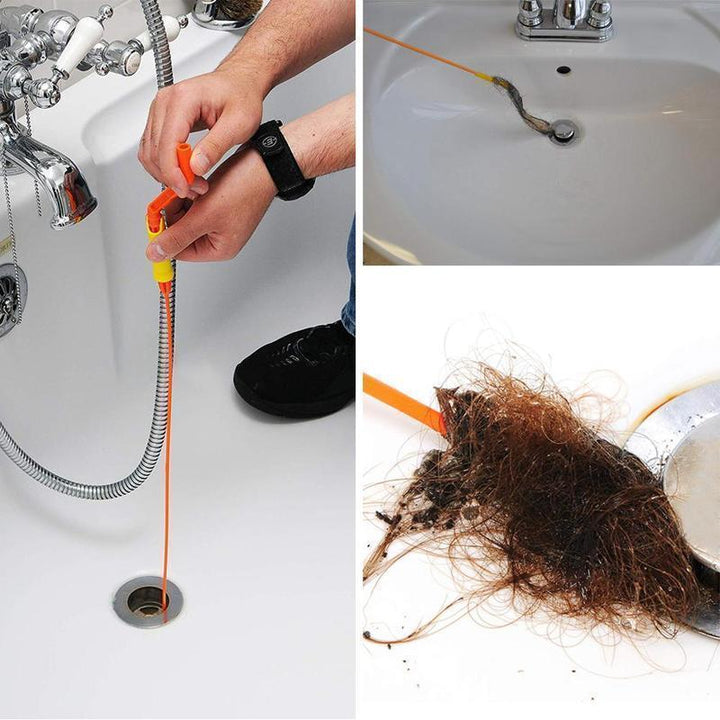 Lisslune | Bequee Hair Clog Tool, Anti-Clog Tool for Wastewater Channel