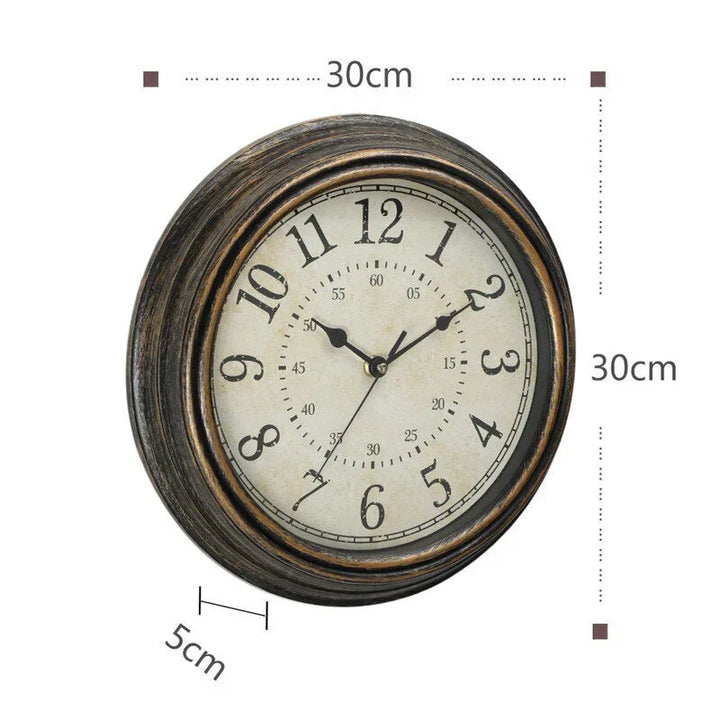 Lisslune | RusticCharm Vintage Wall Clock