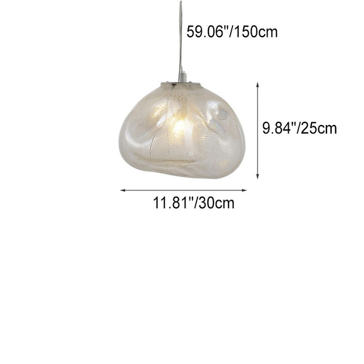 Lisslune | CloudNova Glass Pendant Light | Modern Design | Unique Cloud Look | Ambient Lighting