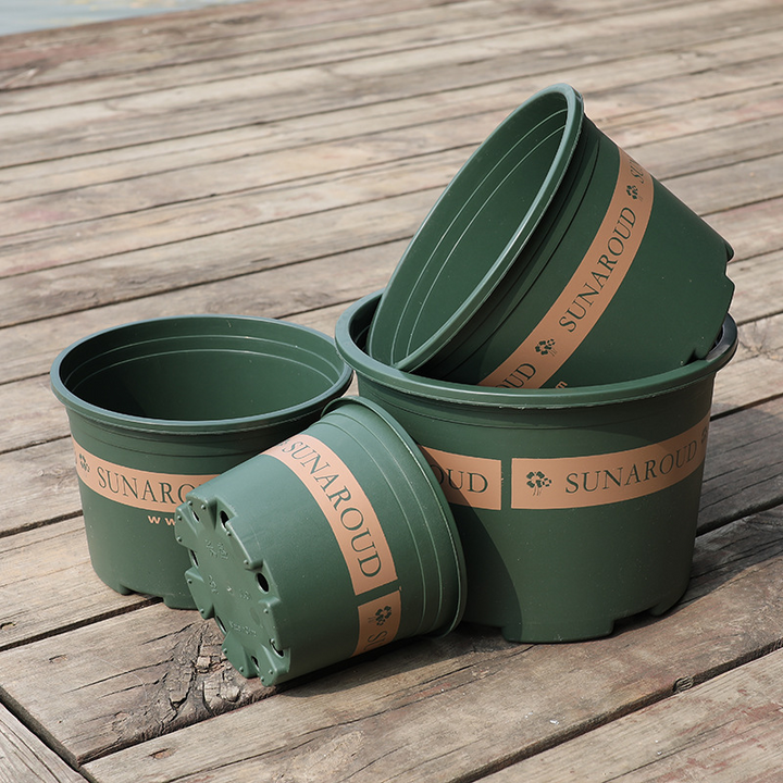 Lisslune | Robust Plant Pot Made of Plastic – Weatherproof Flower Pot for Garden and Balcony