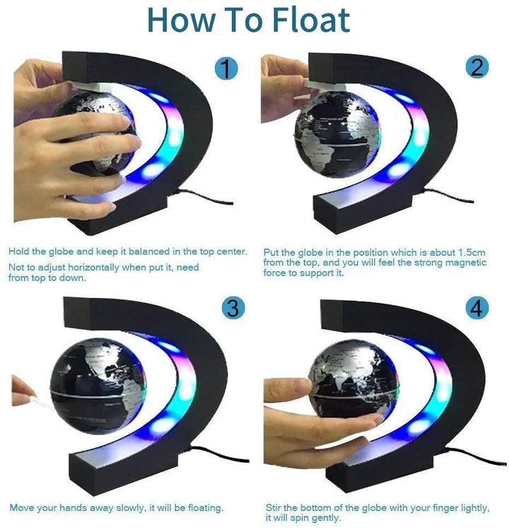 Lisslune | Floating Antigravity Globe LED Lamp