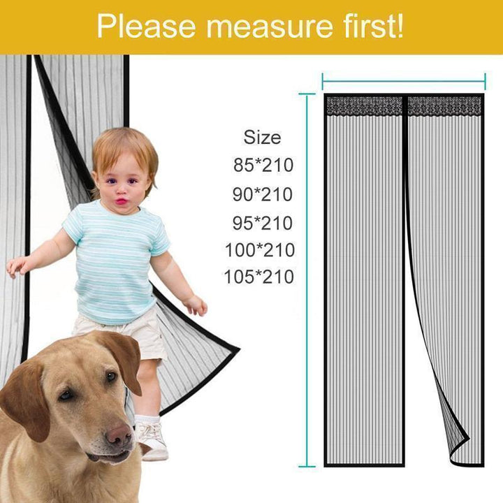 Lisslune | Magnetic Fly Screen Door with Velcro Closure