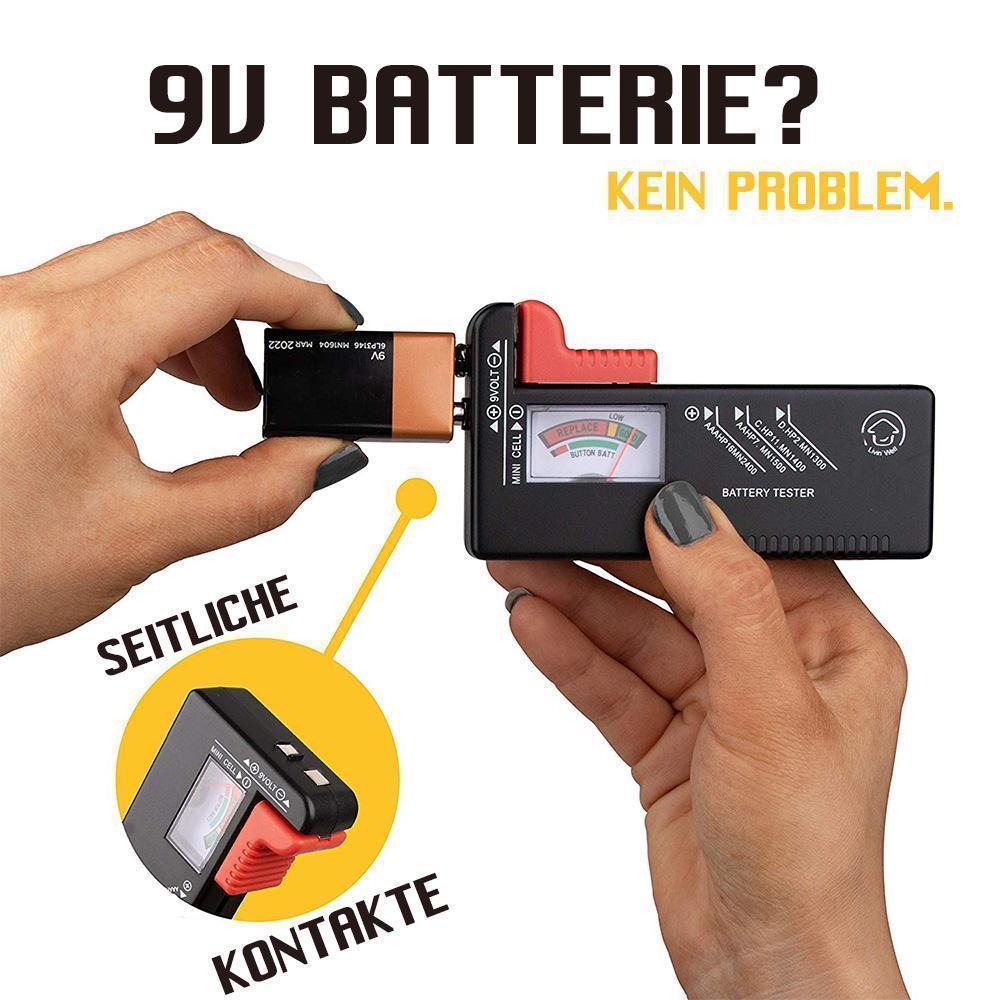 Lisslune | Battery storage box with universal battery tester