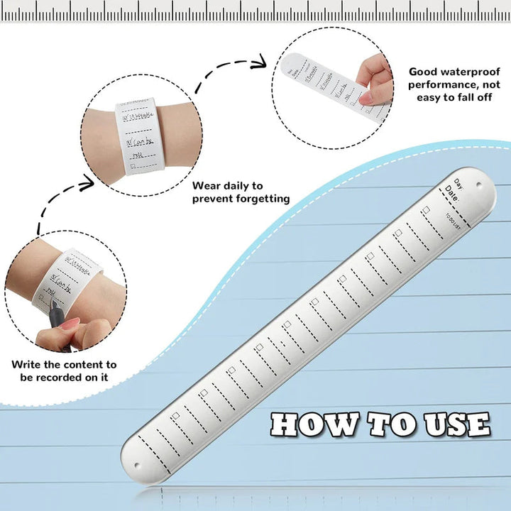 Lisslune | Reusable Silicone Memo Bracelet