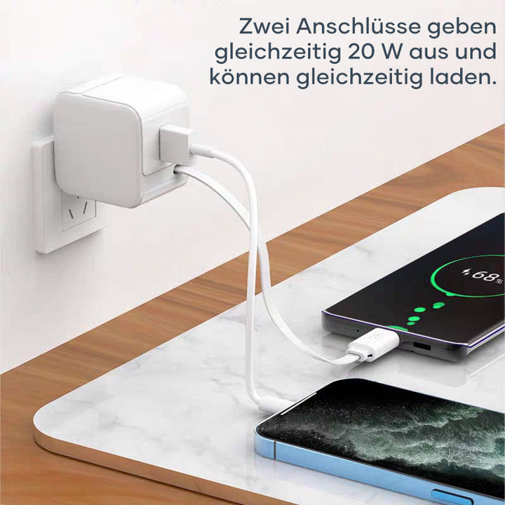 Lisslune | Charger with retractable charging cable