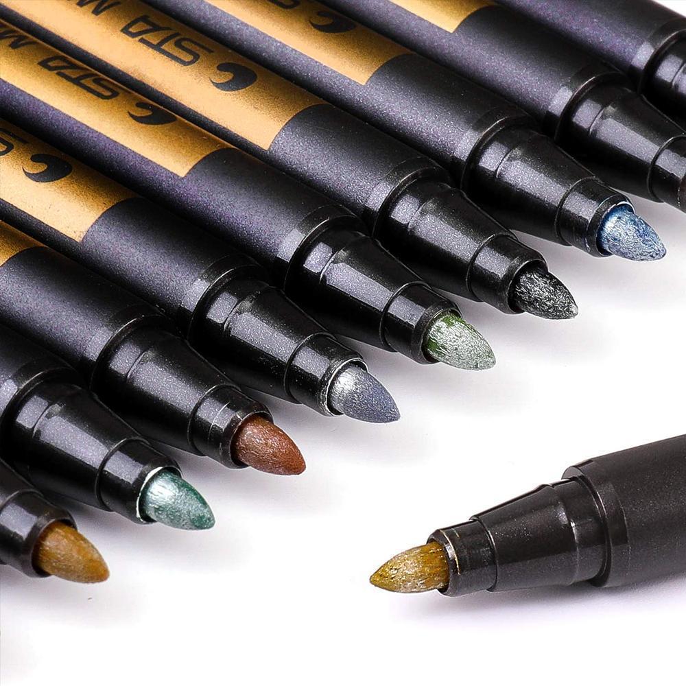 Lisslune | Waterproof Paint Marker Pens (Set with 10 Colors)